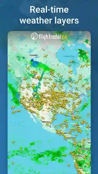 برنامه پرواز زنده فلایت رادار Flightradar24