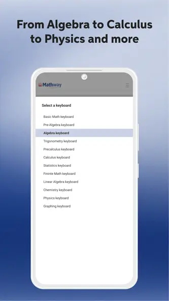 برنامه مث وی Mathway